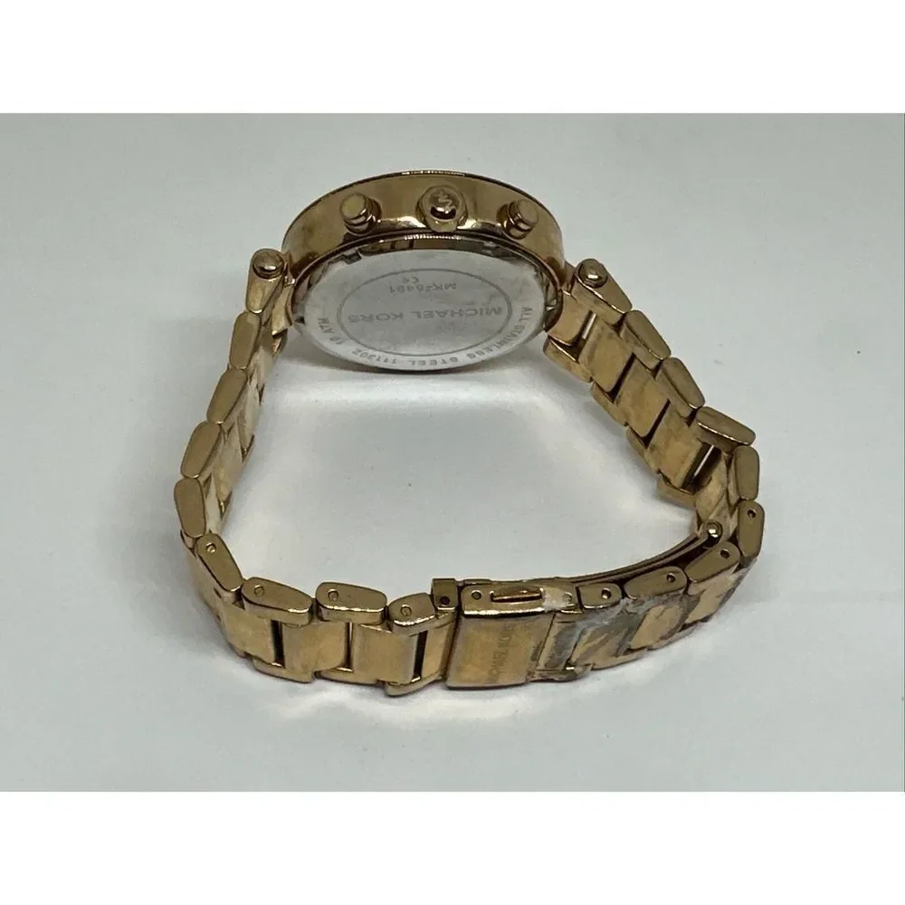 Michael Kors Parker MK5491 Women's Gold Stainless Steel Analog Dial Watch NUL31